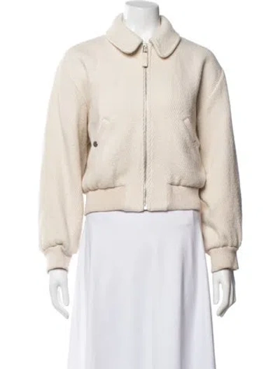 Pre-owned Ba&sh Bomber Jacket In Neutrals