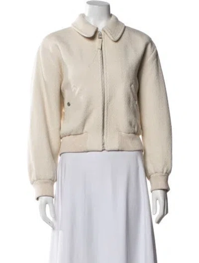 Pre-owned Ba&sh Bomber Jacket In Neutrals