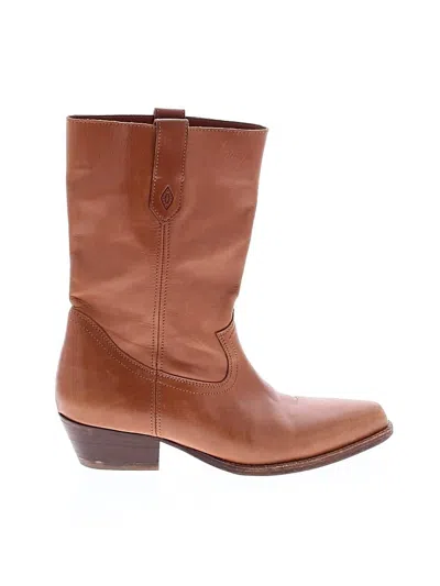 Pre-owned Ba&sh Boots In Brown