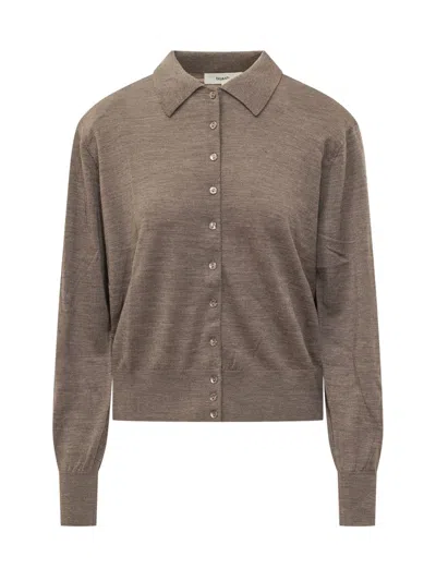 Ba&sh Ba & Sh Boston Cardigan In Chamoischine