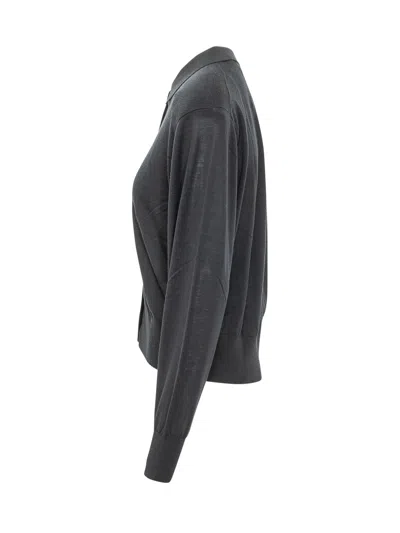 Ba&sh Ba & Sh Boston Cardigan In Encre