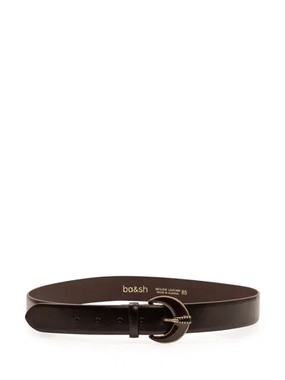 Ba&sh Ba & Sh Brendon Belt In Choco