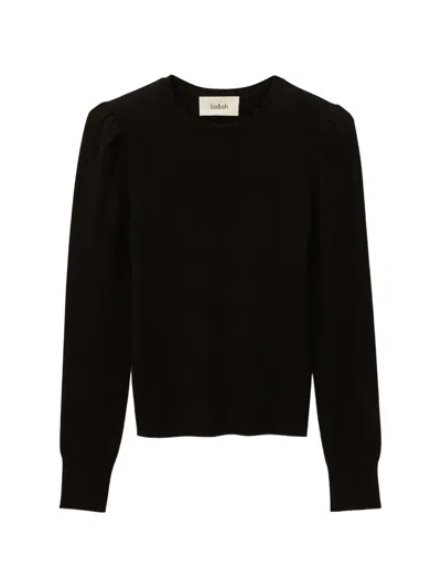 Ba&sh Britania Puff-sleeve Knitwear In Black