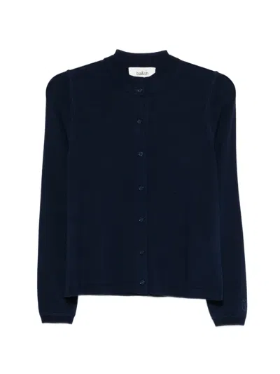 Ba&sh Brivael Buttoned Cardigan In Blue