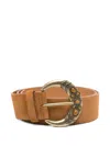Ba&sh Brody Suede Buckle Belt In Brown