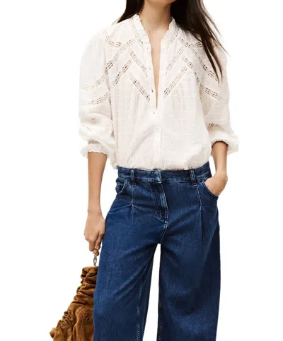 Ba&sh Brona Shirt In Vanille In Multi