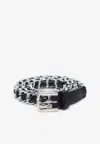 Ba&sh Brooke Braided Chained Belt In Silver