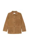 Ba&sh Button Pocket Jacket In Orange