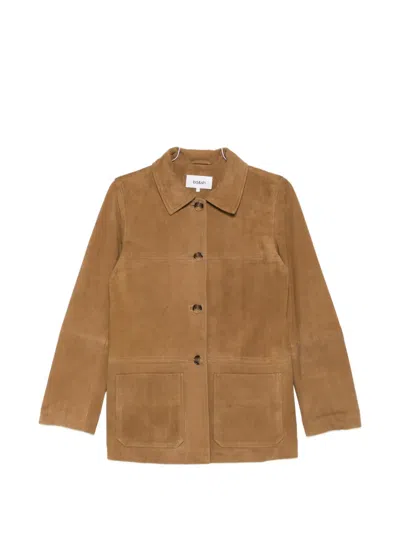 Ba&sh Button Pocket Jacket In Orange