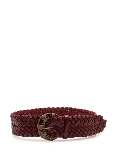 Ba&sh Ba & Sh Byron Belt In Bordeaux