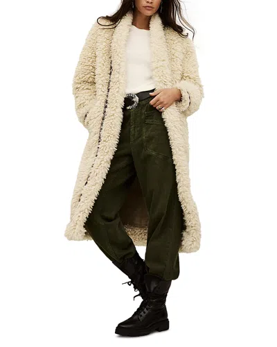 Ba&sh Ba & Sh Cais Faux Fur Coat In Brown
