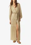 Ba&sh Cala V-neck Lurex Gown