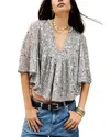 Ba&sh Cara Sequin-embellished Top In Gray