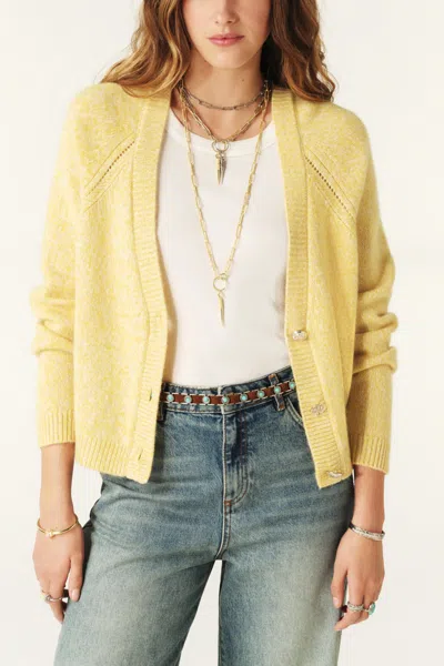 Ba&sh Cardigan Carila For Woman In Yellow