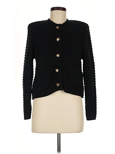Pre-owned Ba&sh Cardigan Sweater In Black
