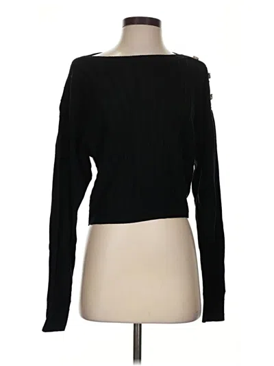 Pre-owned Ba&sh Cardigan Sweater In Black