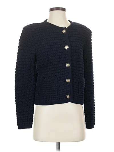 Pre-owned Ba&sh Cardigan Sweater In Blue