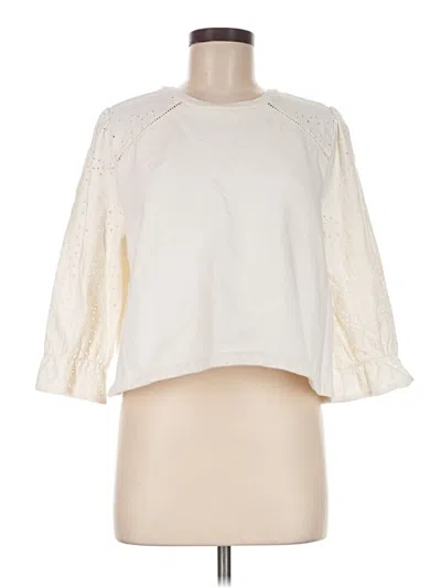 Pre-owned Ba&sh Cardigan Sweater In Ivory
