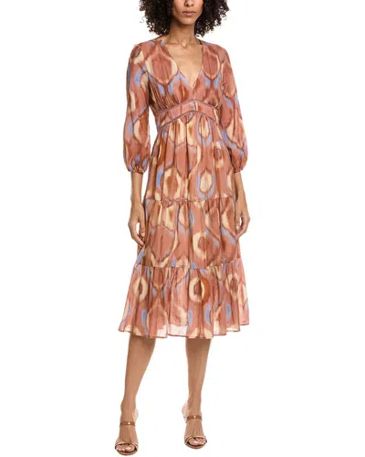 Ba&sh Carela Midi Dress In Brown