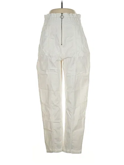 Pre-owned Ba&sh Cargo Pants In Ivory