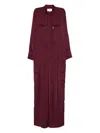 Ba&sh Carmy Jumpsuit In Burgundy