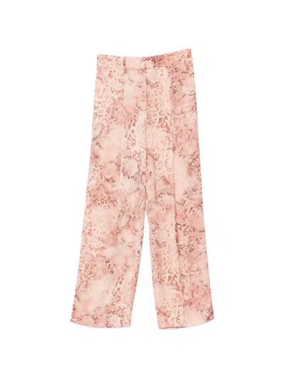 Ba&sh Carrina Animal-print Trousers In Multi