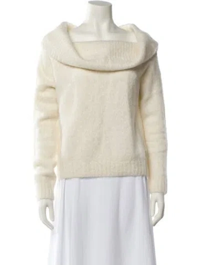 Pre-owned Ba&sh Cashmere Cowl Neck Sweater In Neutral