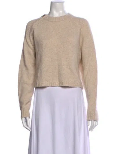Pre-owned Ba&sh Cashmere Crew Neck Sweater In Neutral