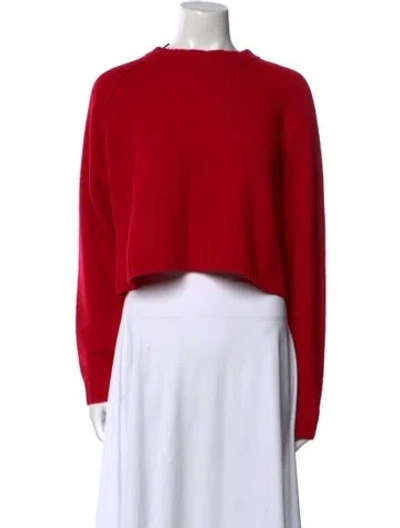 Pre-owned Ba&sh Cashmere Crew Neck Sweater In Red