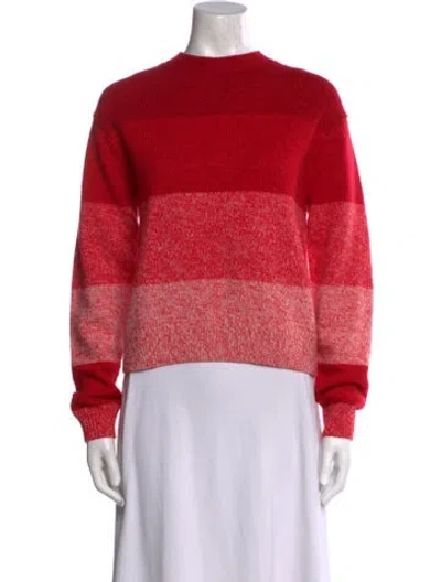 Pre-owned Ba&sh Cashmere Striped Sweater In Red