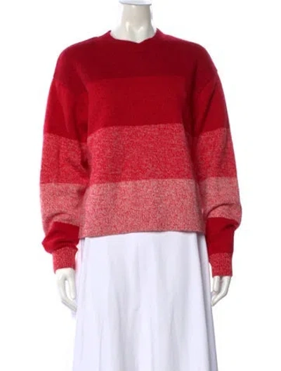 Pre-owned Ba&sh Cashmere Striped Sweater In Red