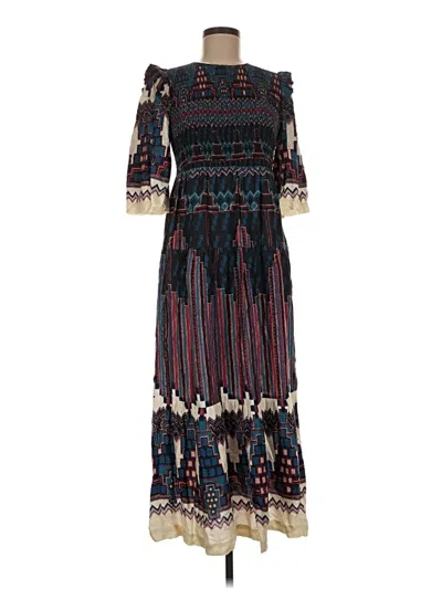 Pre-owned Ba&sh Casual Dress In Blue
