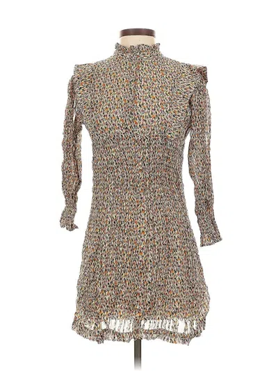 Pre-owned Ba&sh Casual Dress In Brown