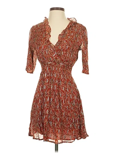 Pre-owned Ba&sh Casual Dress In Brown