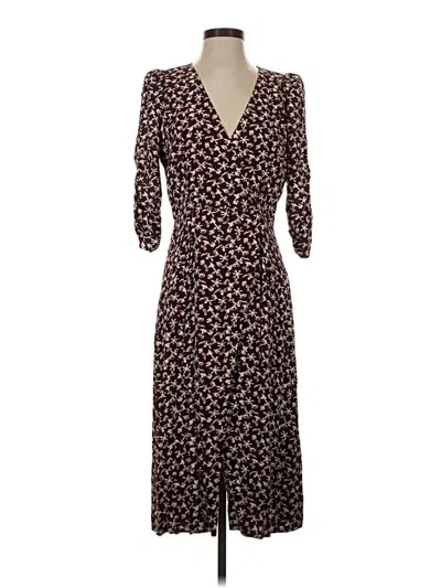 Pre-owned Ba&sh Casual Dress In Brown