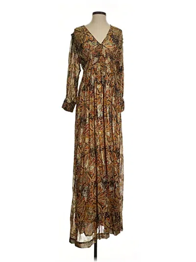 Pre-owned Ba&sh Casual Dress In Brown