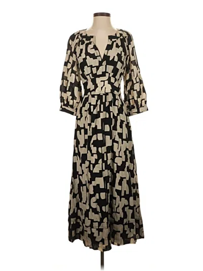 Pre-owned Ba&sh Casual Dress In Gold