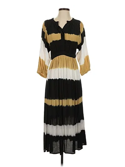 Pre-owned Ba&sh Casual Dress In Gold