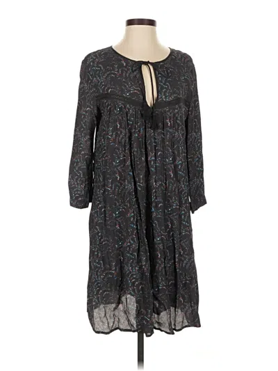 Pre-owned Ba&sh Casual Dress In Gray