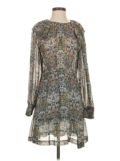 Pre-owned Ba&sh Casual Dress In Gray