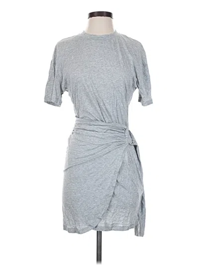 Pre-owned Ba&sh Casual Dress In Gray