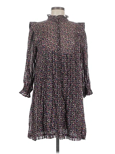 Pre-owned Ba&sh Casual Dress In Gray