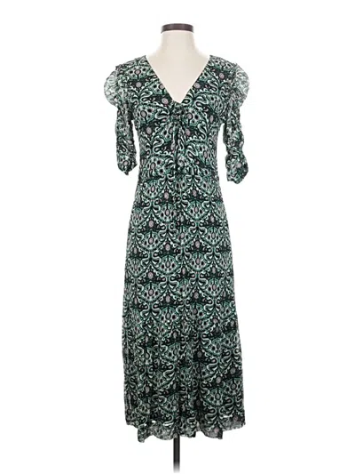 Pre-owned Ba&sh Casual Dress In Green
