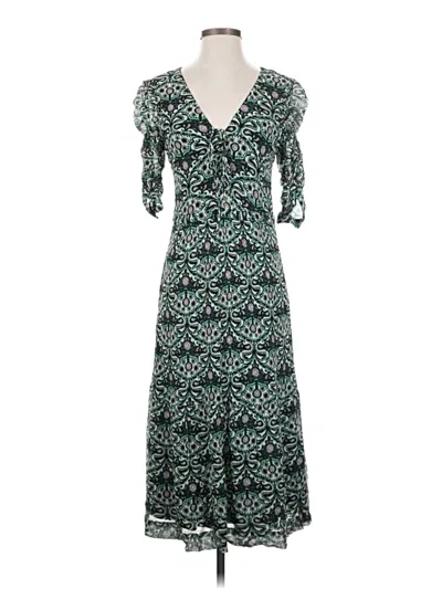 Pre-owned Ba&sh Casual Dress In Green