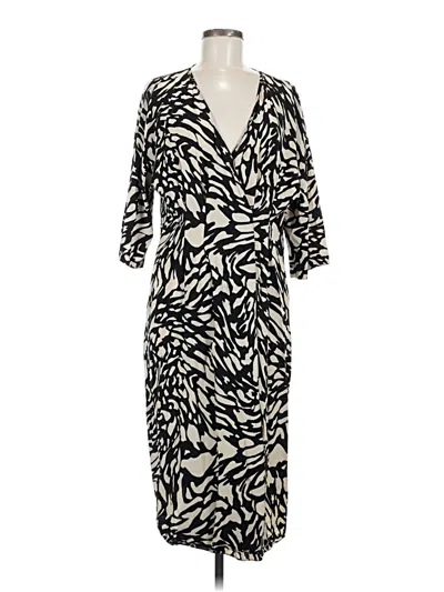 Pre-owned Ba&sh Casual Dress In Ivory