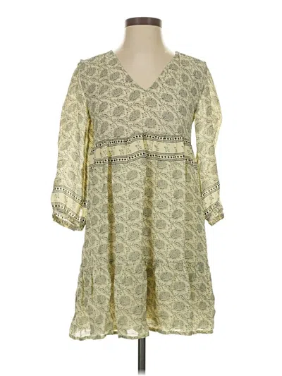 Pre-owned Ba&sh Casual Dress In Ivory