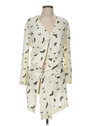 Pre-owned Ba&sh Casual Dress In Ivory