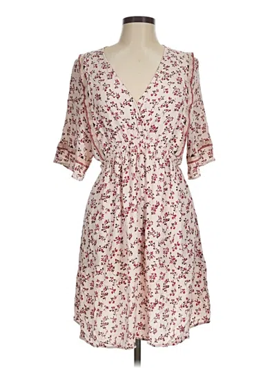 Pre-owned Ba&sh Casual Dress In Ivory