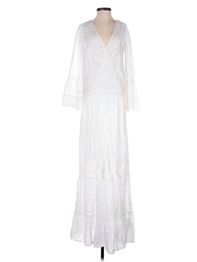 Pre-owned Ba&sh Casual Dress In Ivory