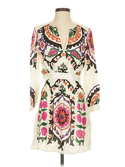 Pre-owned Ba&sh Casual Dress In Ivory